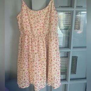 🌸🌷Garage Pink Floral Mini Dress